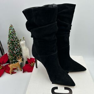 Women’s Schutz suede ankle boots size 9.5 made in Brazil